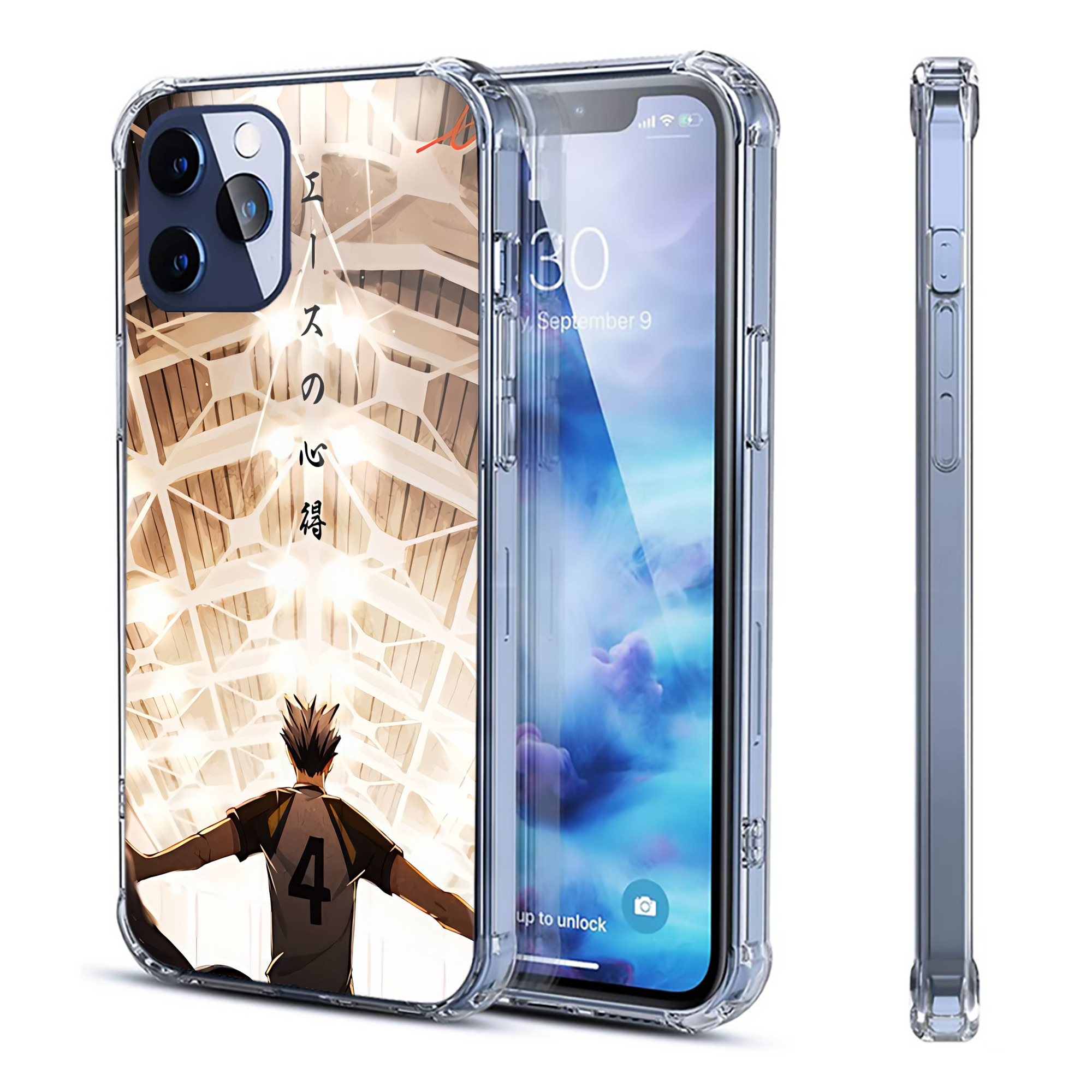 （画像用） ハイキュー!! Haikyu!! 【iPhone 12シリーズ対応】透明スマホケース（クリアソフトケース）
